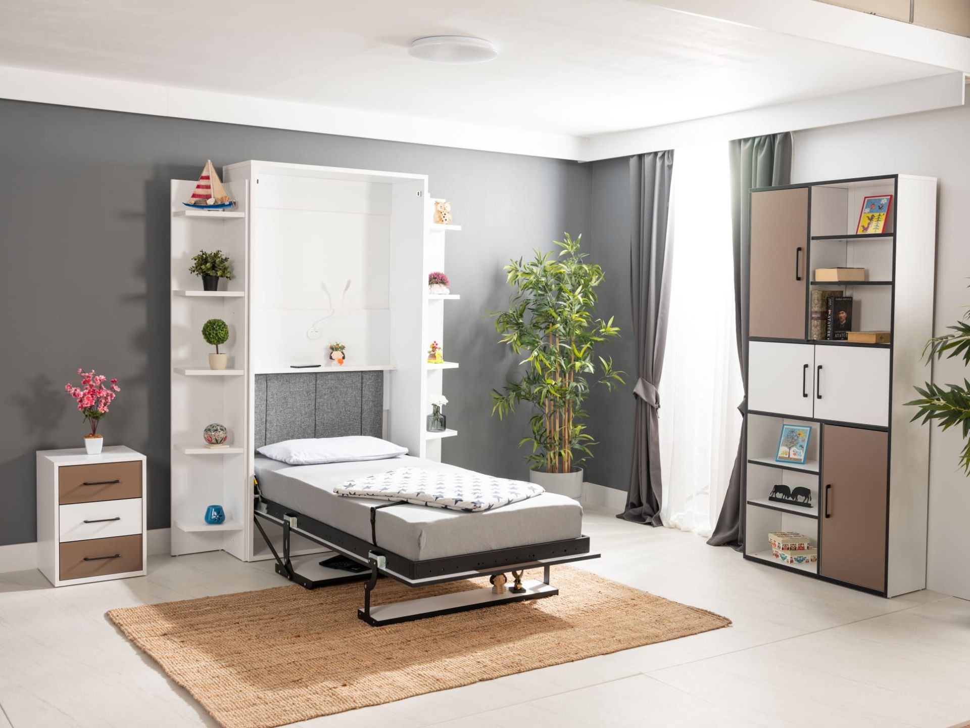 Lit Escamotable Vertical 90x190 1 place